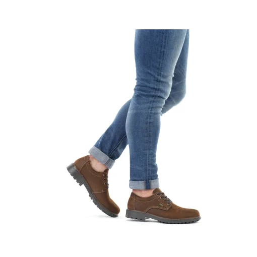 Rieker Herren Schnürschuhe kaffeebraun