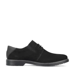 Rieker Herren Schnürschuhe tiefschwarz