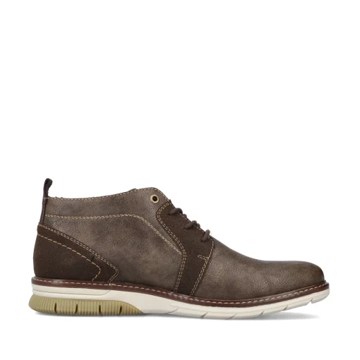 Rieker Herren Schnürschuhe graubraun