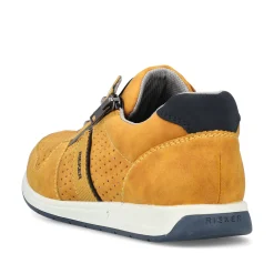 Rieker Herren Schnürschuhe sonnenblumengelb-marineblau