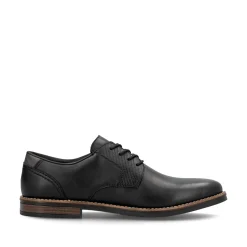 Rieker Herren Schnürschuhe nachtschwarz