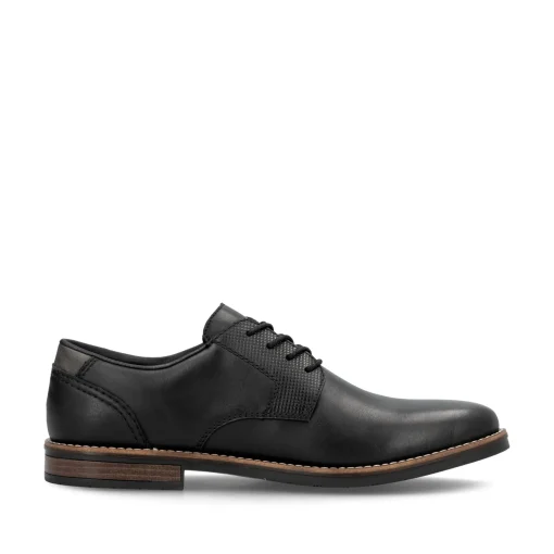 Rieker Herren Schnürschuhe nachtschwarz