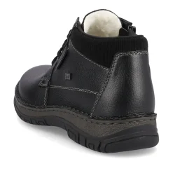 Rieker Herren Schnürschuhe graphitschwarz