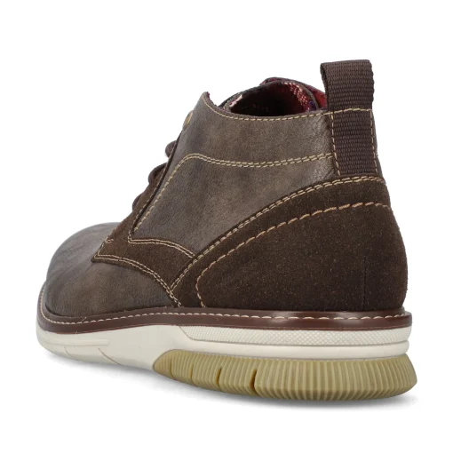 Rieker Herren Schnürschuhe graubraun