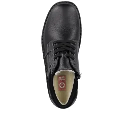 Rieker Herren Schnürschuhe graphitschwarz