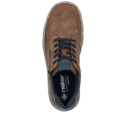 Rieker Herren Schnürschuhe kaffeebraun