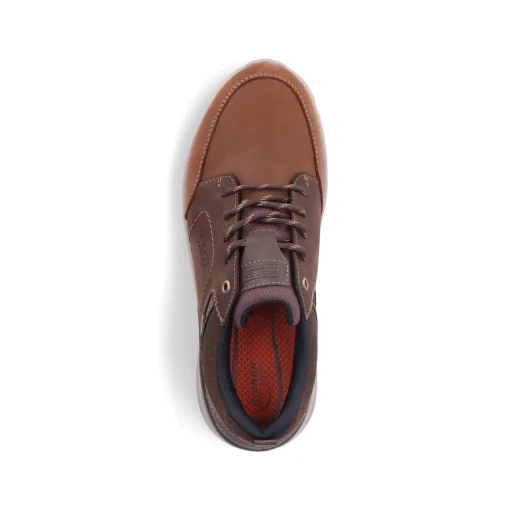 Rieker Herren Schnürschuhe fuchsbraun