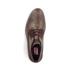 Rieker Herren Schnürschuhe graubraun