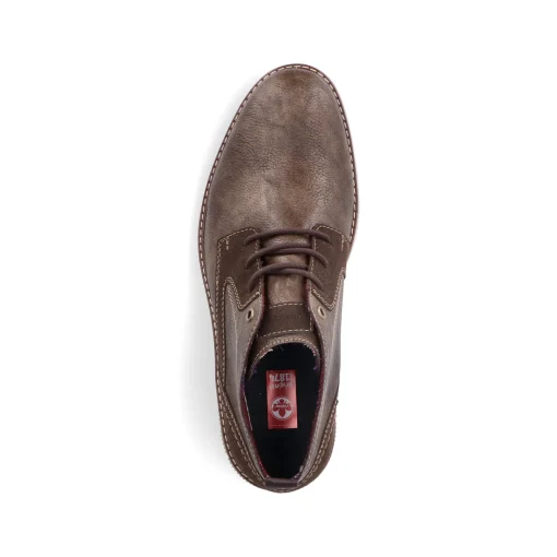 Rieker Herren Schnürschuhe graubraun