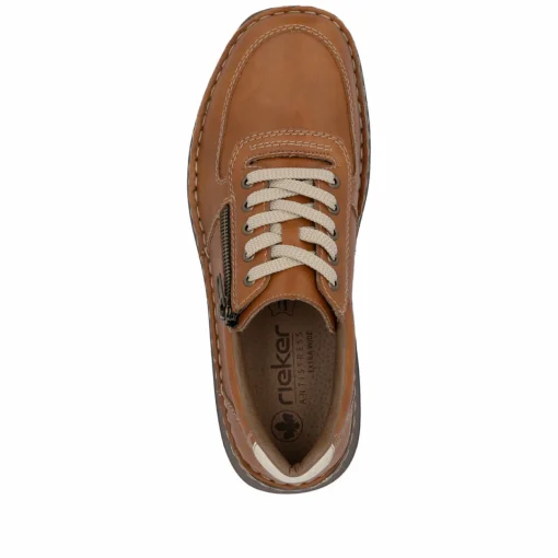 Rieker Herren Schnürschuhe karamellbraun