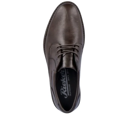 Rieker Herren Schnürschuhe dunkelbraun
