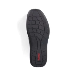 Rieker Herren Schnürschuhe asphaltschwarz