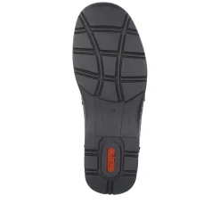 Rieker Herren Schnürschuhe asphaltschwarz