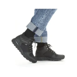 Rieker Herren Schnürschuhe tiefschwarz