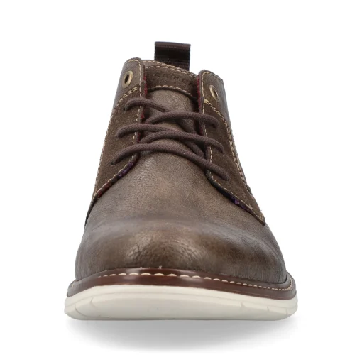 Rieker Herren Schnürschuhe graubraun