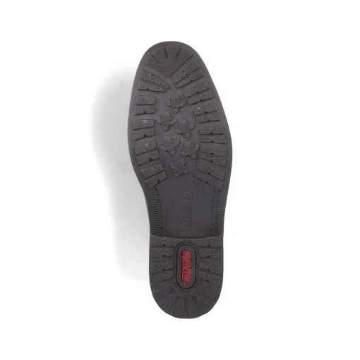 Rieker Herren Schnürschuhe glanzschwarz