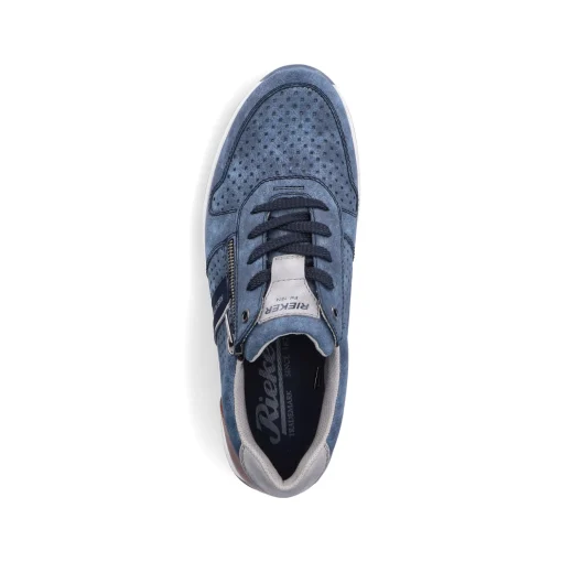 Rieker Herren Schnürschuhe himmelblau
