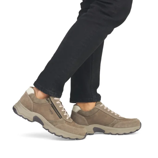 Rieker Herren Schnürschuhe hellbraun