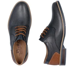 Rieker Herren Schnürschuhe marineblau