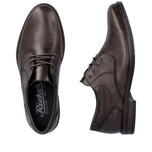 Rieker Herren Schnürschuhe dunkelbraun