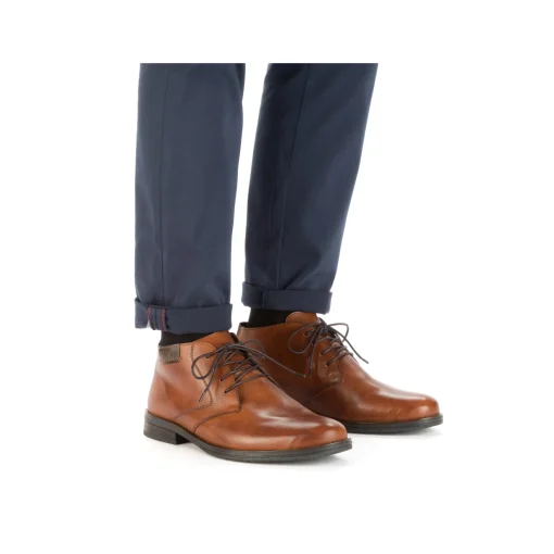 Rieker Herren Schnürschuhe fuchsbraun