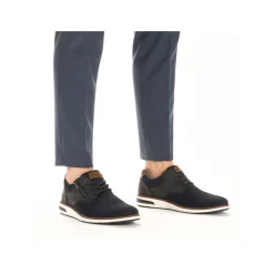 Rieker Herren Schnürschuhe azurblau