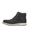 Rieker Herren Schnürstiefel tiefschwarz