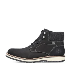 Rieker Herren Schnürstiefel tiefschwarz