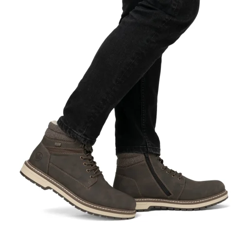 Rieker Herren Schnürstiefel espressobraun