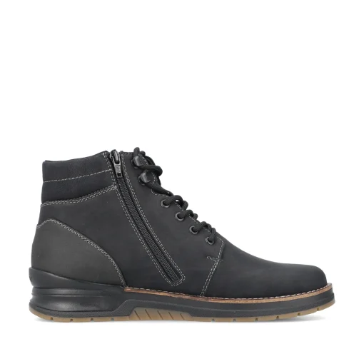 Rieker Herren Schnürstiefel urbanschwarz