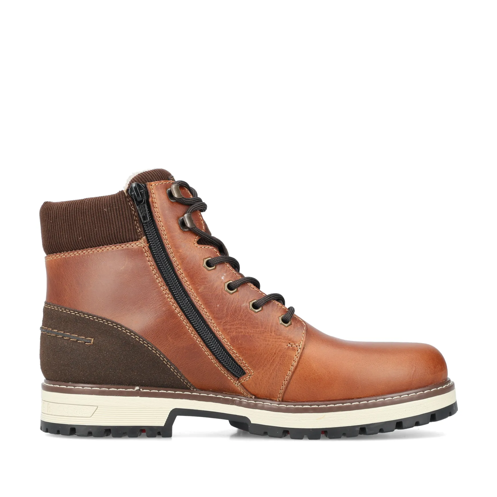 Rieker Herren Schnürstiefel kastanienbraun