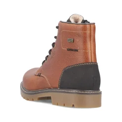 Rieker Herren Schnürstiefel fuchsbraun
