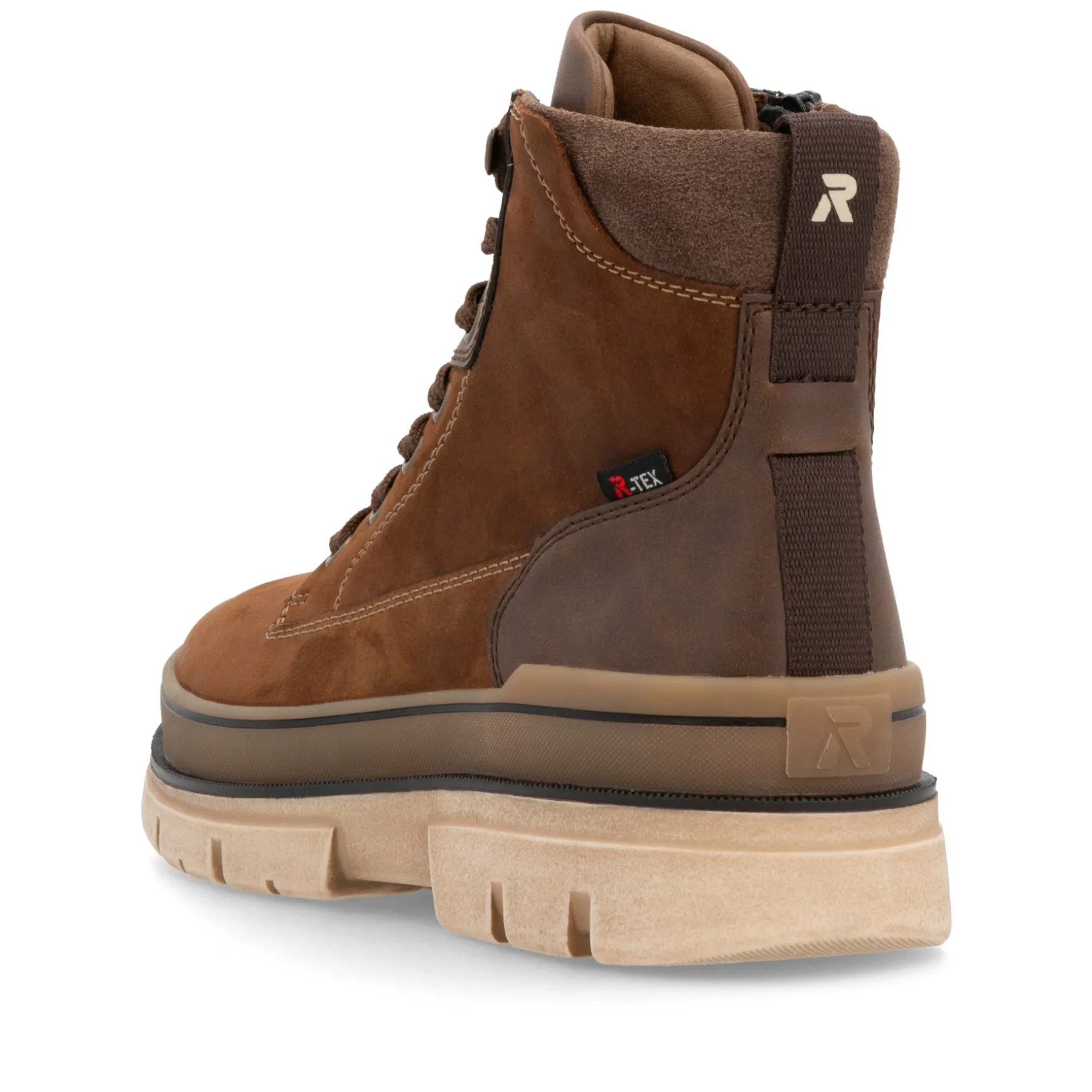 Rieker Herren Schnürstiefel nussbraun