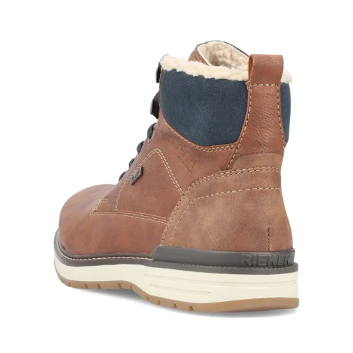Rieker Herren Schnürstiefel fuchsbraun