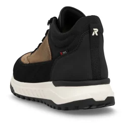 Rieker Herren Schnürstiefel nougatbraun-schwarz