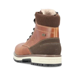 Rieker Herren Schnürstiefel kastanienbraun