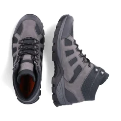 Rieker Herren Schnürstiefel platingrau