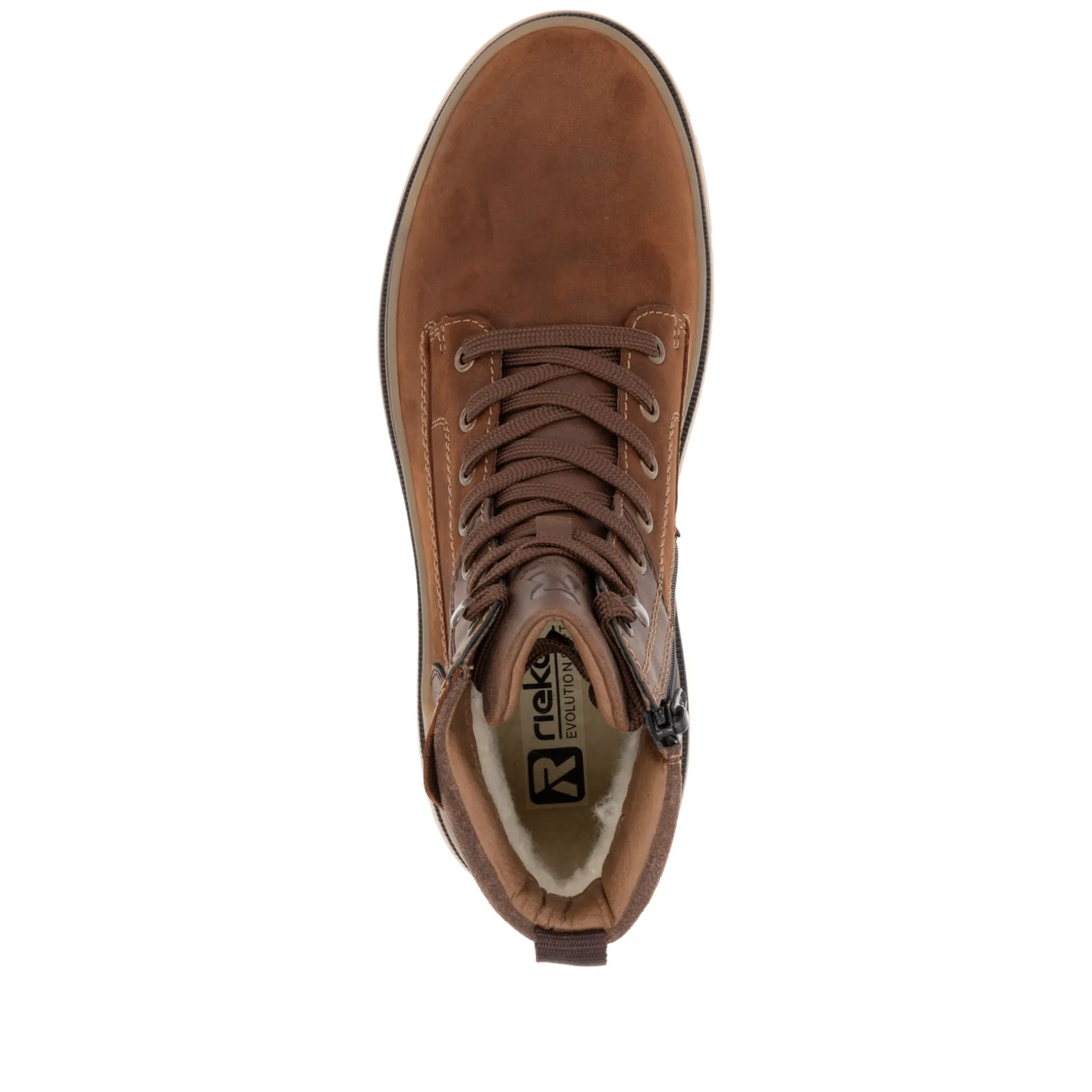 Rieker Herren Schnürstiefel nussbraun