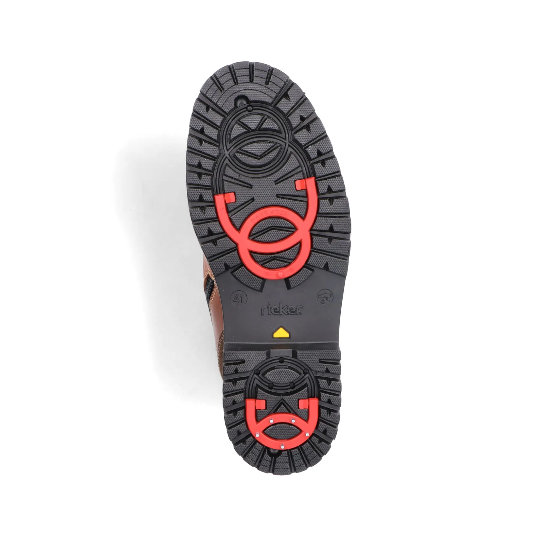 Rieker Herren Schnürstiefel kastanienbraun