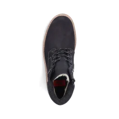 Rieker Herren Schnürstiefel tiefschwarz