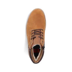 Rieker Herren Schnürstiefel karamellbraun