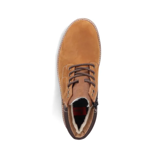 Rieker Herren Schnürstiefel karamellbraun