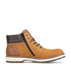 Rieker Herren Schnürstiefel karamellbraun