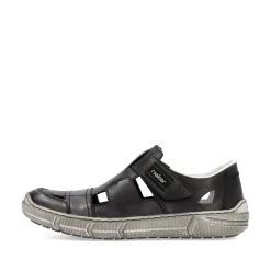 Rieker Herren Slipper asphaltgrau