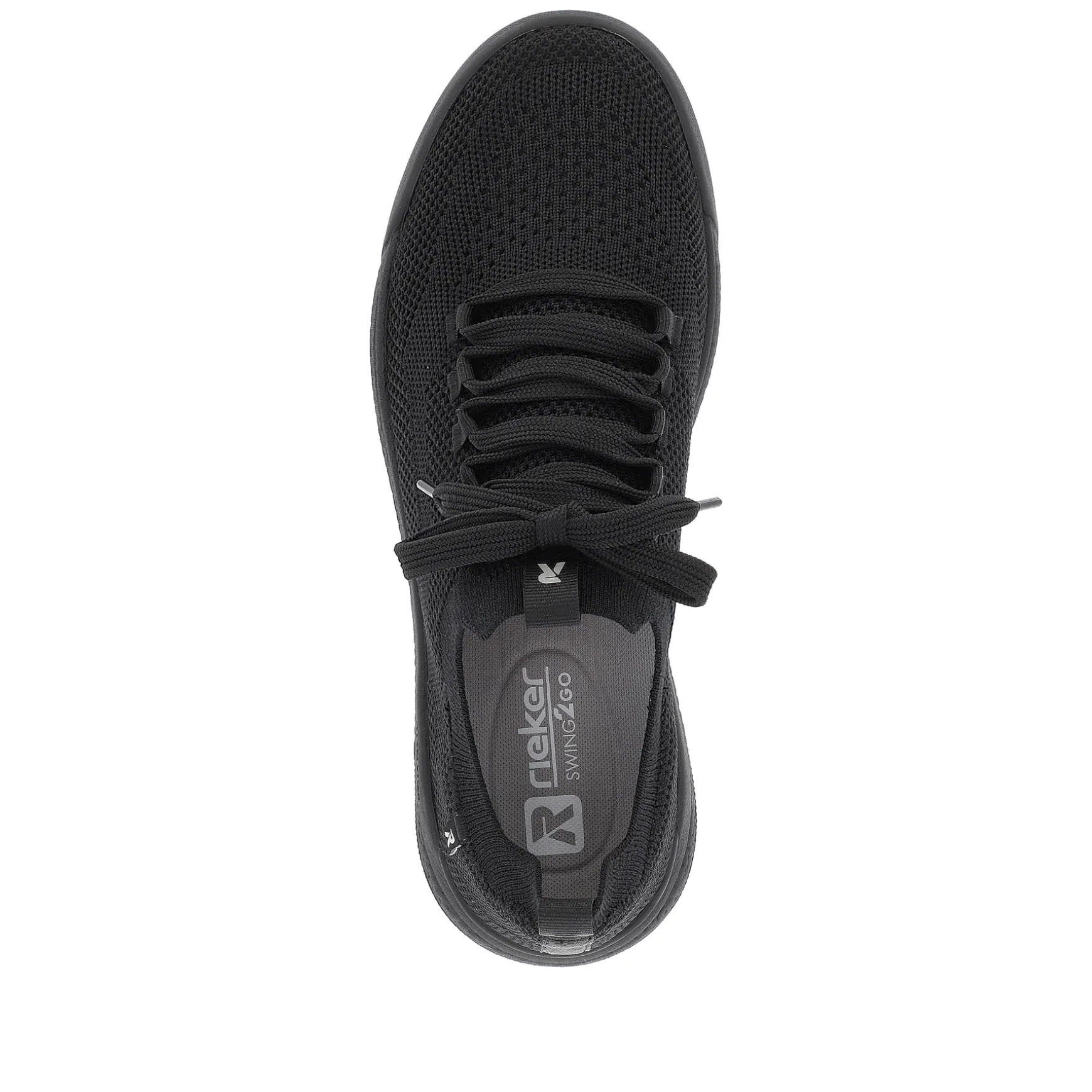 Rieker Herren Slipper deep black