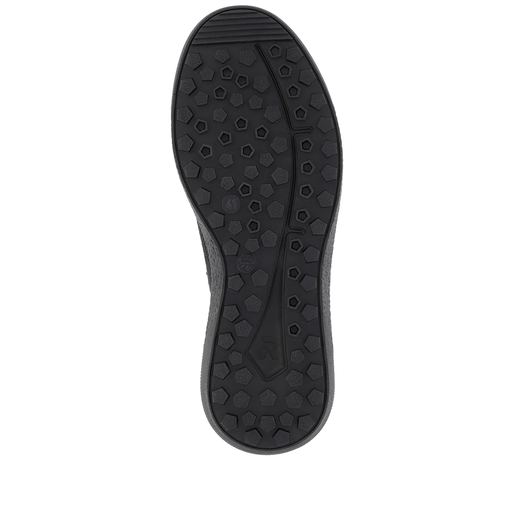 Rieker Herren Slipper deep black