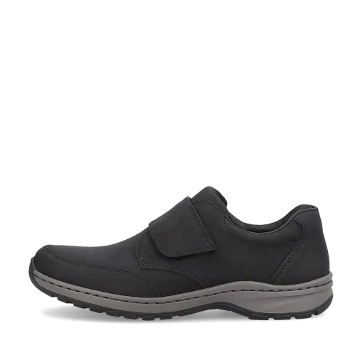 Rieker Herren Slipper graphitschwarz