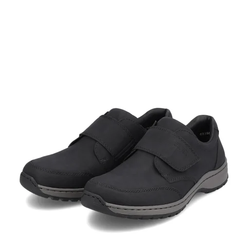 Rieker Herren Slipper graphitschwarz