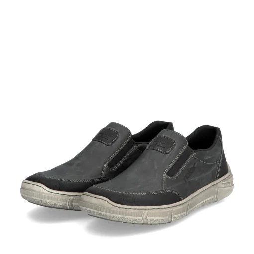 Rieker Herren Slipper graphitgrau