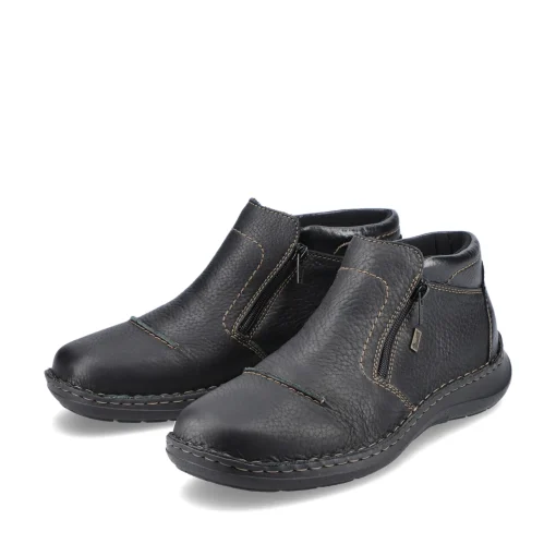 Rieker Herren Slipper graphitschwarz